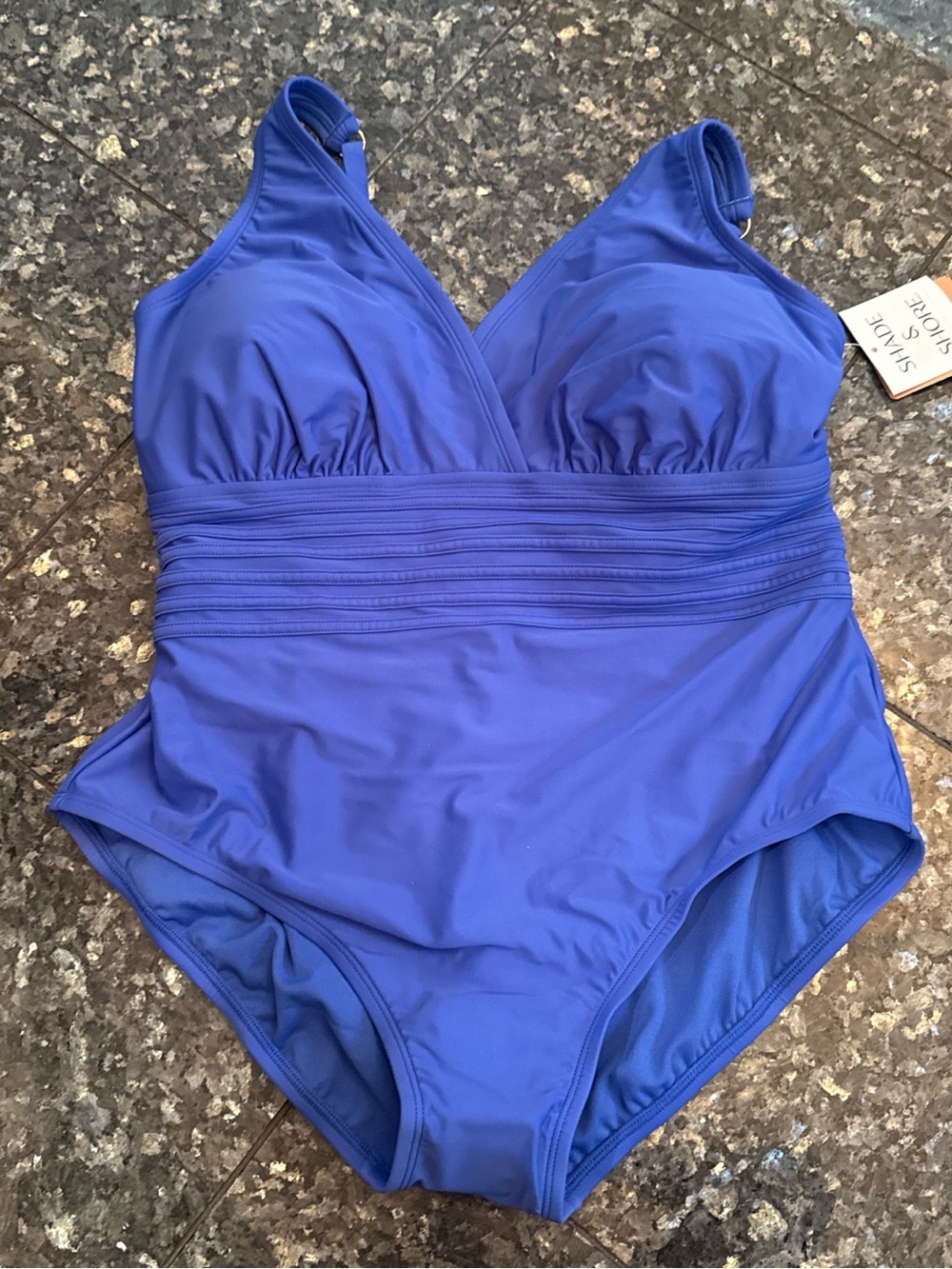 Shade & Shore Bold Blue One-Piece Swimsuit
